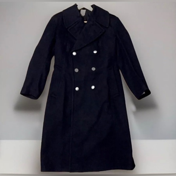 Mens Trench Coat M Mitin Antimite Definitif Paulhan Fils Montpellier French Wool - Picture 10 of 12